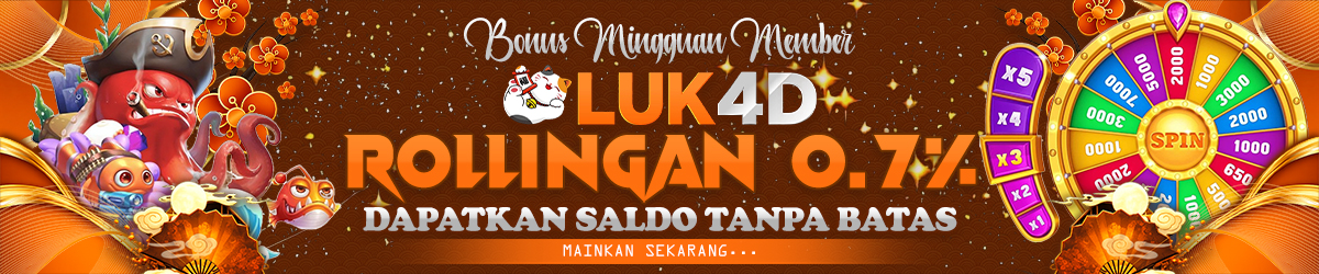 luk4d bonus saldo mingguan tanpa batas terbaik indonesia 